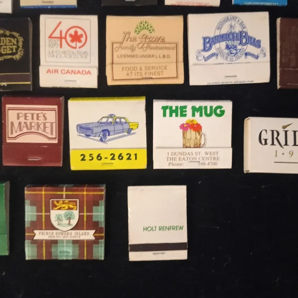 Assorted Matchbook Collection - Multicolor Designs - Picture 8 of 10